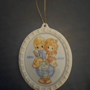 Precious Moments 30th Anniversary White Ornament